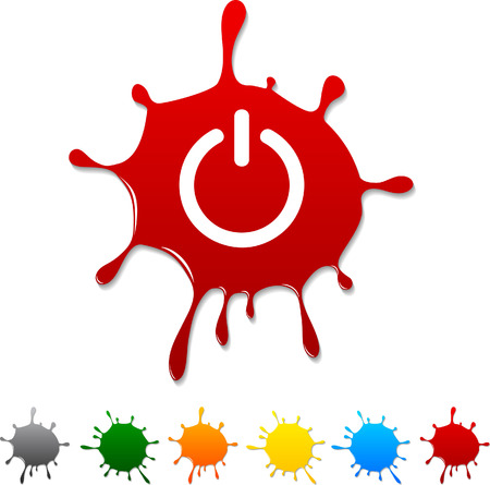 Switch  blot icon.のイラスト素材