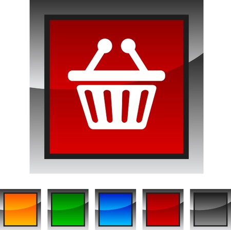 Shopping icon set. Vector illustration. のイラスト素材