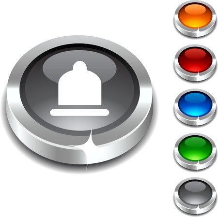  Condom 3d button set. Vector illustration. のイラスト素材