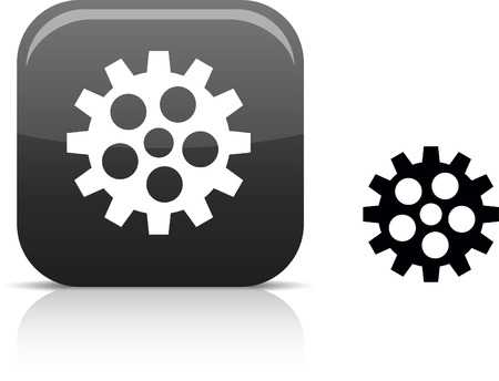 Gear  beautiful icon. Vector illustration. のイラスト素材