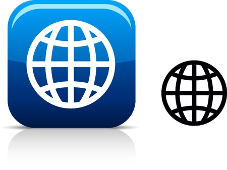   Earth beautiful icon. Vector illustration. のイラスト素材