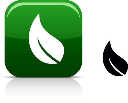  Ecology beautiful icon. Vector illustration. のイラスト素材