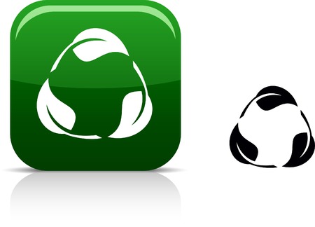  Recycle beautiful icon. Vector illustration. のイラスト素材