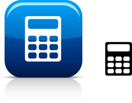 Calculate  beautiful icon.のイラスト素材