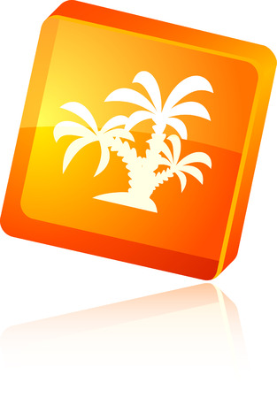 tropical  beautiful icon. Vector illustration. のイラスト素材