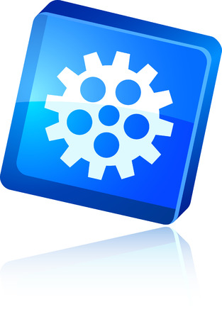 Gear   beautiful icon. Vector illustration. のイラスト素材