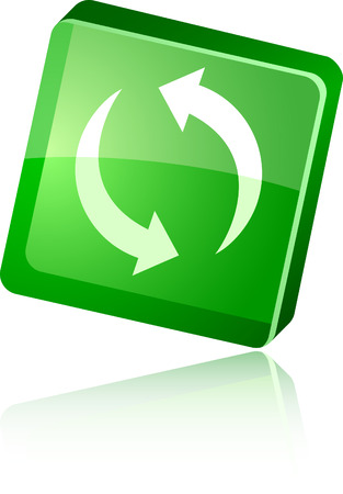 Refresh  beautiful icon. Vector illustration. のイラスト素材