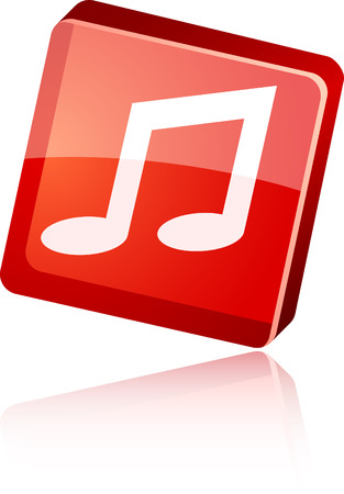  Music  beautiful icon. Vector illustration. のイラスト素材