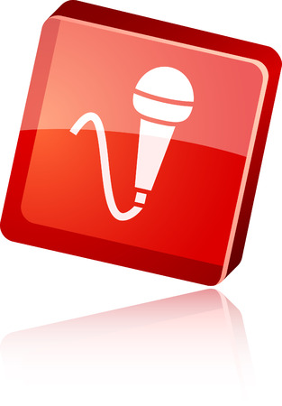  Mic  beautiful icon. Vector illustration. のイラスト素材