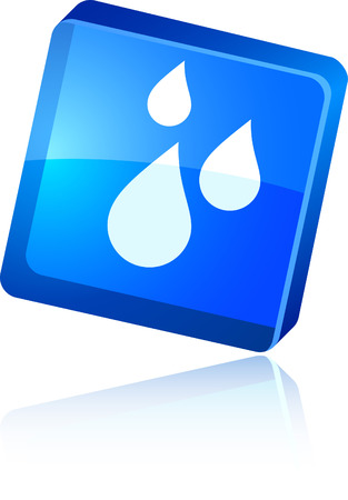   Rain beautiful icon. Vector illustration. のイラスト素材