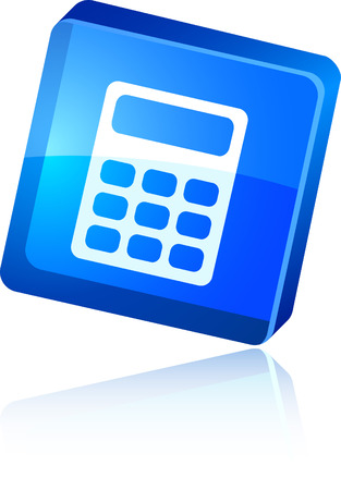  Calculate beautiful icon. Vector illustration.のイラスト素材