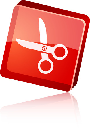   scissors beautiful icon. Vector illustration.のイラスト素材
