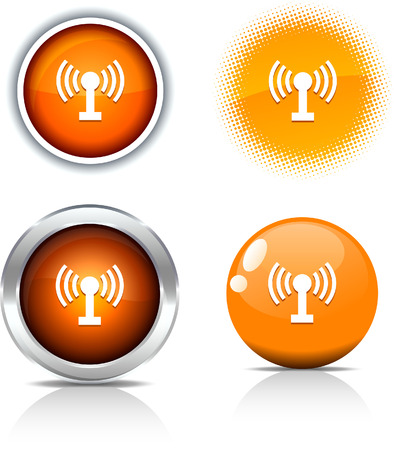    Radio beautiful buttons. Vector illustration. のイラスト素材