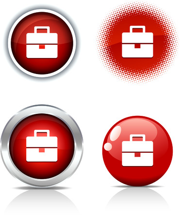 Bag beautiful buttons. Vector illustration.のイラスト素材