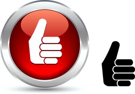  Good  realistic button. Vector illustration. のイラスト素材