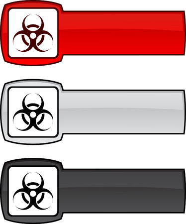  Virus  web button. Vector illustration. のイラスト素材