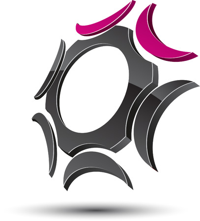Abstract design element. Vector illustration.のイラスト素材