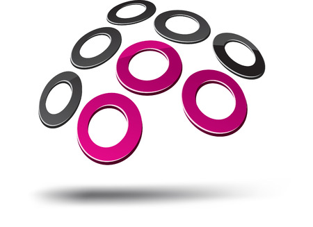 Abstract design element. Vector illustration.のイラスト素材