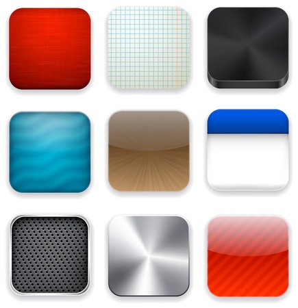 illustration of high-detailed apps icon set. のイラスト素材