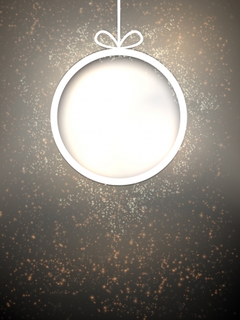 
Glowing shiny christmas ball background. Vector eps10.
 のイラスト素材