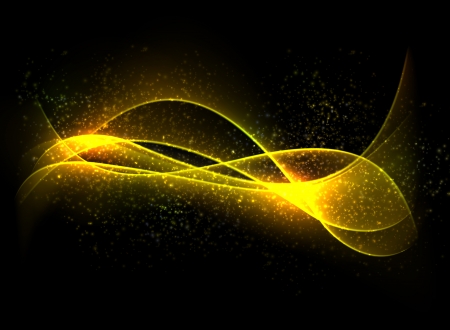 Vector abstract dark background  Blurry smooth glowing waves  Eps10 のイラスト素材
