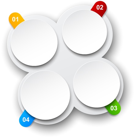 
Vector illustration of infographics template design. Eps10のイラスト素材