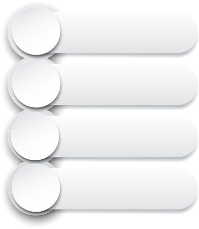  illustration of infographics template design. のイラスト素材