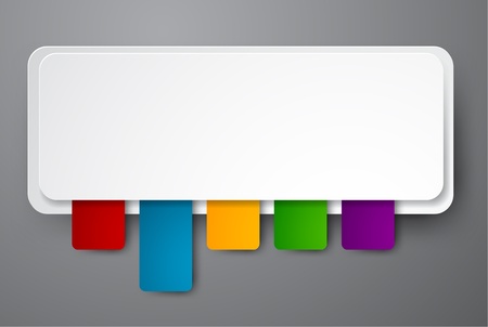  illustration of infographics template design.  のイラスト素材