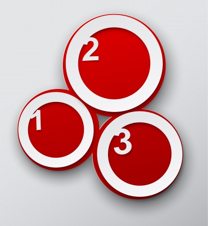 Vector illustration of paper infographics template design  Eps10のイラスト素材