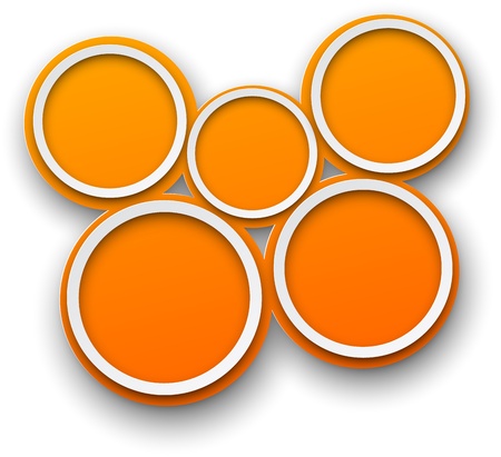 Vector illustration of infographics template design. Eps10のイラスト素材