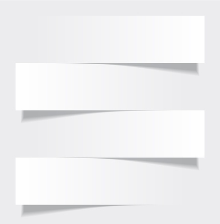 illustration of white paper infographics template design. のイラスト素材