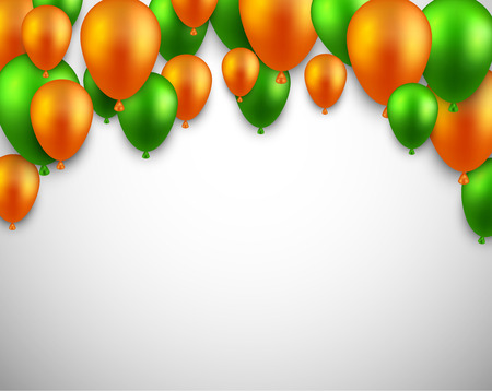 Celebration arch background with colorful balloons. Vector illustration. 
のイラスト素材