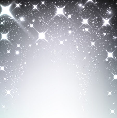 Shiny starry christmas background. Vector Illustration.のイラスト素材