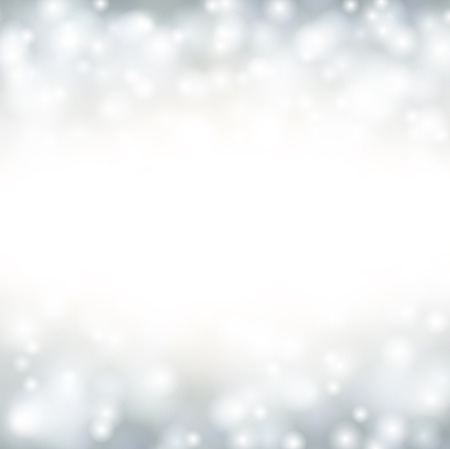 Winter background. Fallen defocused snowflakes. Christmas. Vector.のイラスト素材