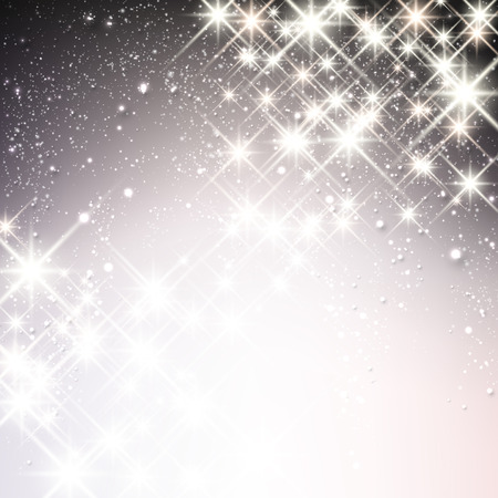 Shiny starry christmas background. Vector winter Illustration.のイラスト素材