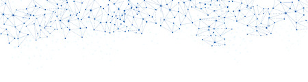 Communication social mesh. Network polygonal background. Vector illustration.のイラスト素材