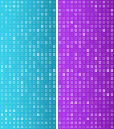 Technology squares pattern banners. Vector background.のイラスト素材