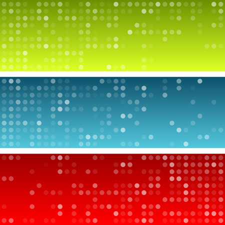 Technology circles pattern banners. Vector background.のイラスト素材