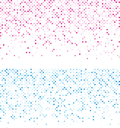 Technology pattern composed of blue Circles. のイラスト素材
