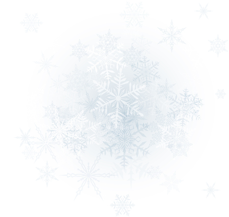 Winter background with snowflakes. Vector Illustration.のイラスト素材