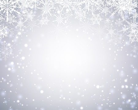Winter card with snowflakes. Vector paper illustration. Winter card with snowflakes. Vector paper illustration.