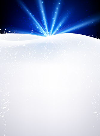 Blue and white winter background. Vector paper illustration.のイラスト素材