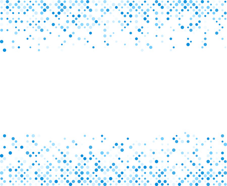 White abstract background with blue dots. Vector illustration.のイラスト素材