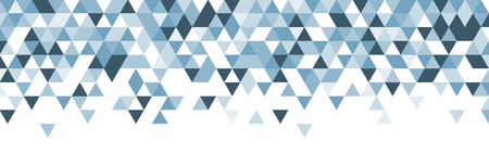White abstract banner with blue triangles. Vector illustration. White abstract banner with blue triangles. Vector illustration.