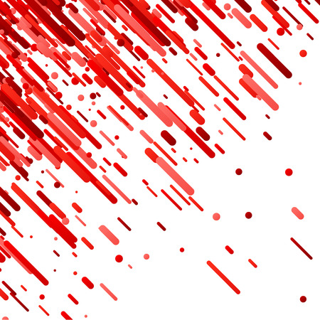 Red abstract background on white. Vector paper illustration.のイラスト素材