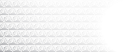 White textured banner with 3d geometric pattern. Vector paper illustration.のイラスト素材