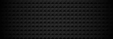 Black geometric texture pattern. Abstract banner. Vector background.のイラスト素材
