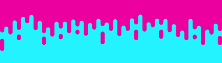 Blue and pink banner with abstract painted pattern. Vector background.のイラスト素材