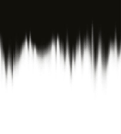 Black halftone gradient dotted background. Space for text. Vector illustration.のイラスト素材