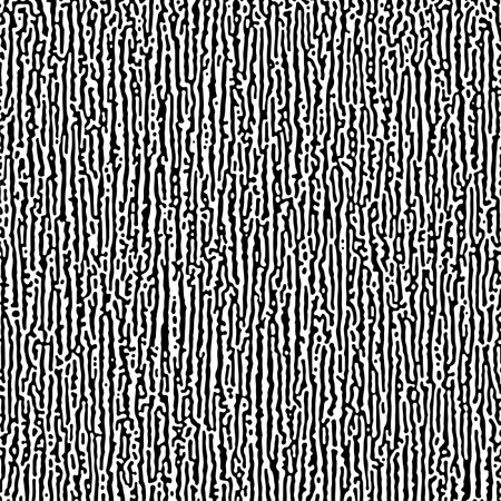 Abstract Turing ornament halftone reaction diffusion psychedelic background. Vector generative algorithm illustration.のイラスト素材